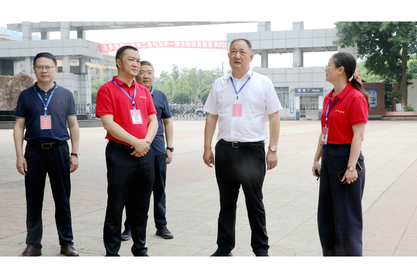李仁军带队开展我县2025年高考考点巡考工作