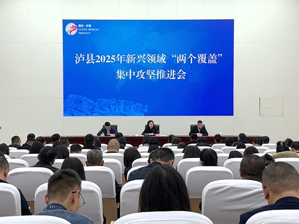 泸县召开新兴领域“两个覆盖”集中攻坚推进会
